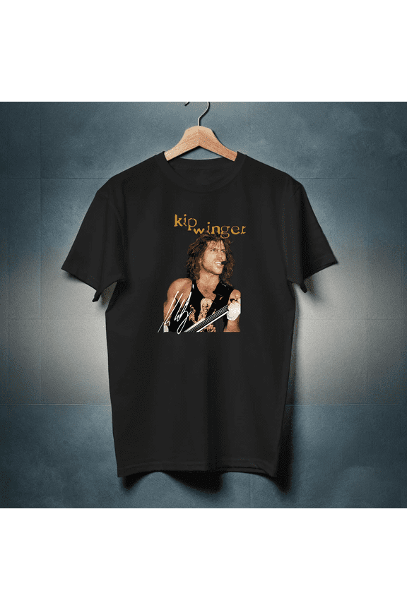 New Kip Winger Signed Winger Black All Size S-3XL Shirt