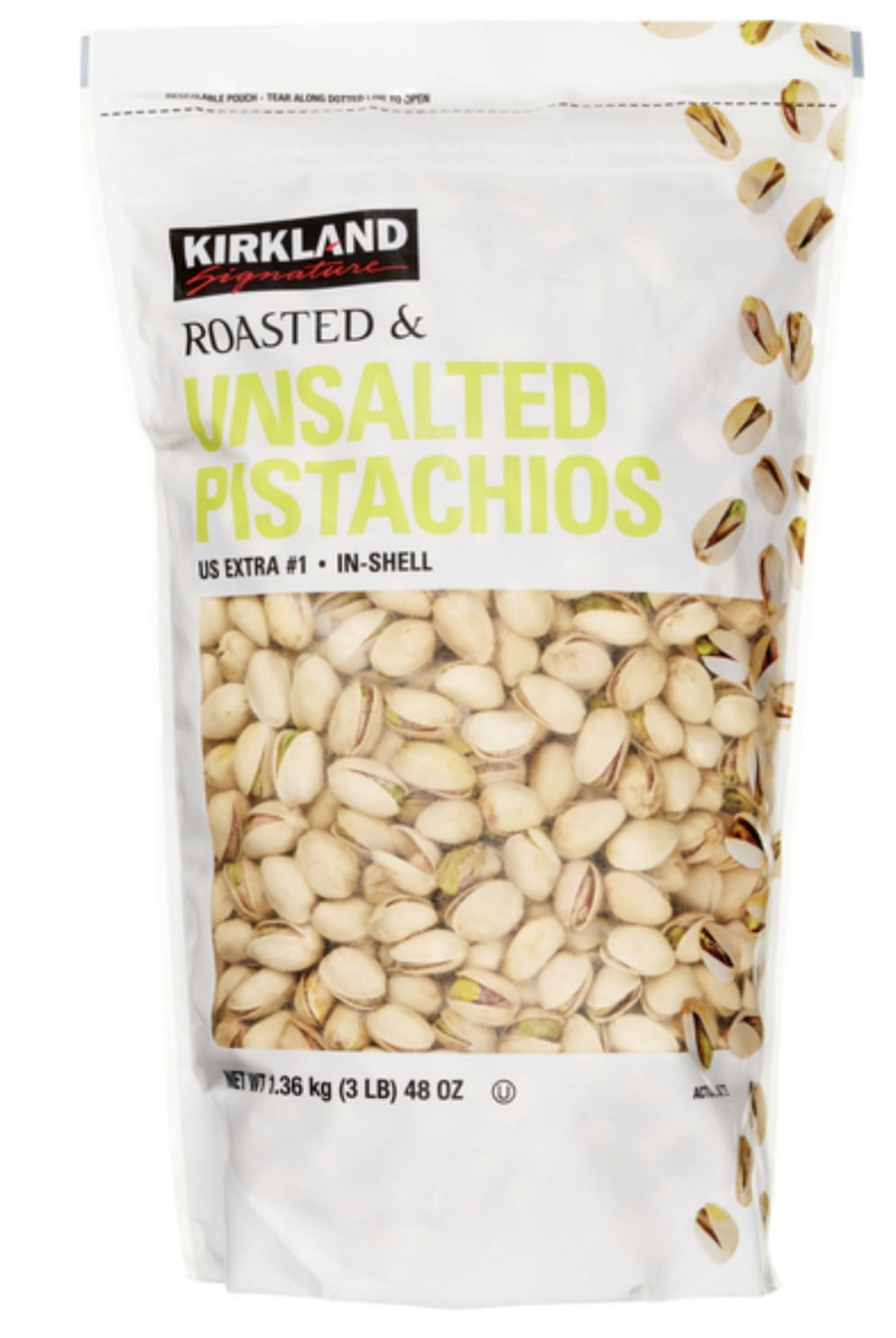 New Kirkland Signature In-Shell Pistachios, Roasted and Unsalted, 3 lbs