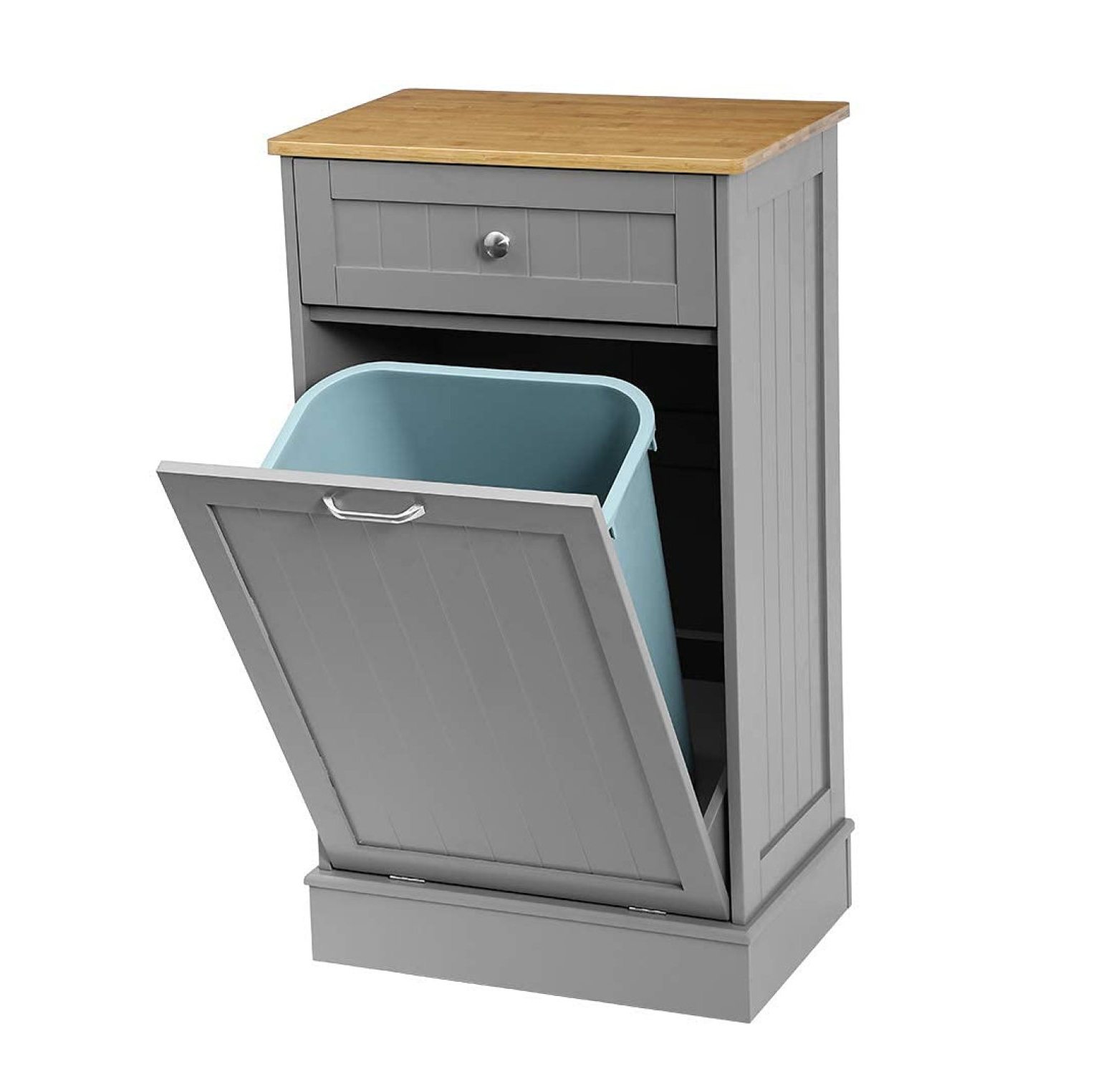 New Kitchen Trash Out Trash with Solid Hideaway