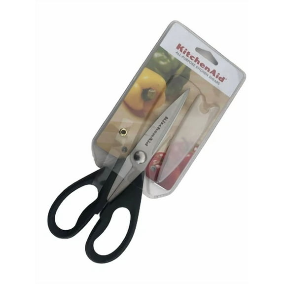 New Kitchenaid Black Kitchen All-Purpose Shears Sciossors With Cover