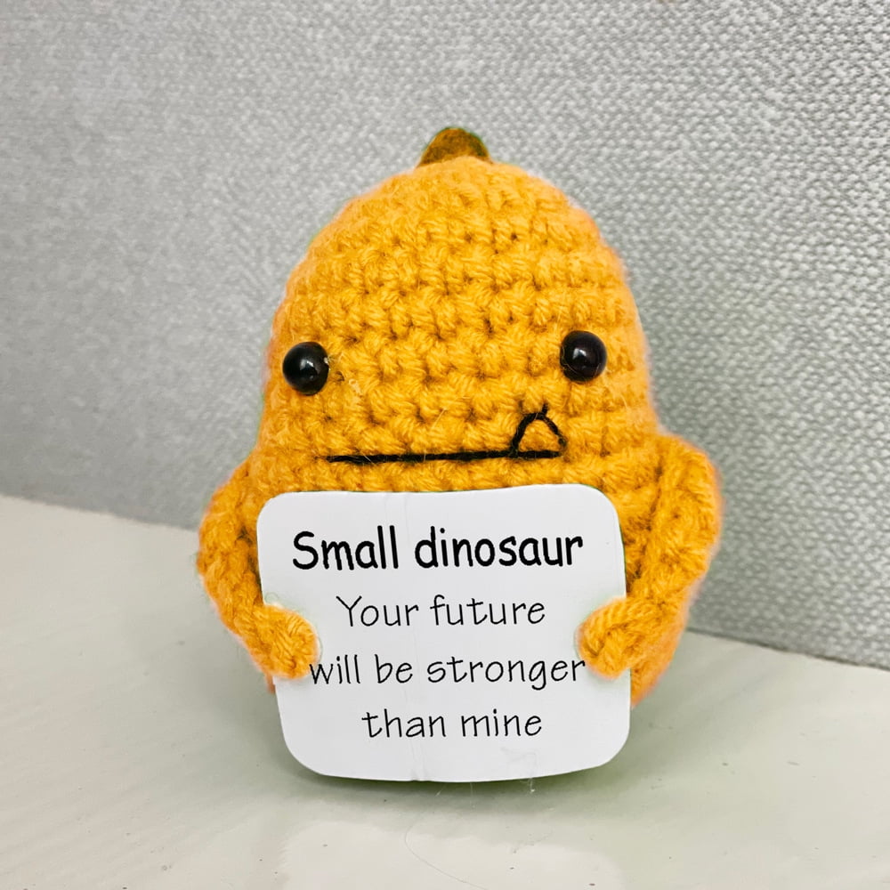 New Knitted Positive Turtle Doll Handmade Emotional Support Positive ...