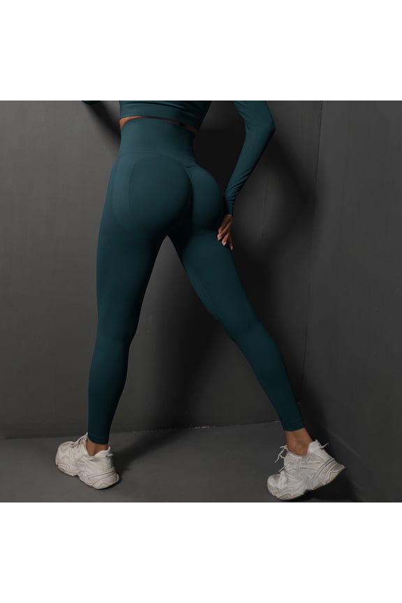 New Knitted Seamless Peach Tight Yoga Pants For Women High Waist And Show Running And Fitness Pants plus Size Wide Leg Yoga Pants with Pockets for Women Wide Leg Yoga Pants Thick Yoga Pants Flare Yoga