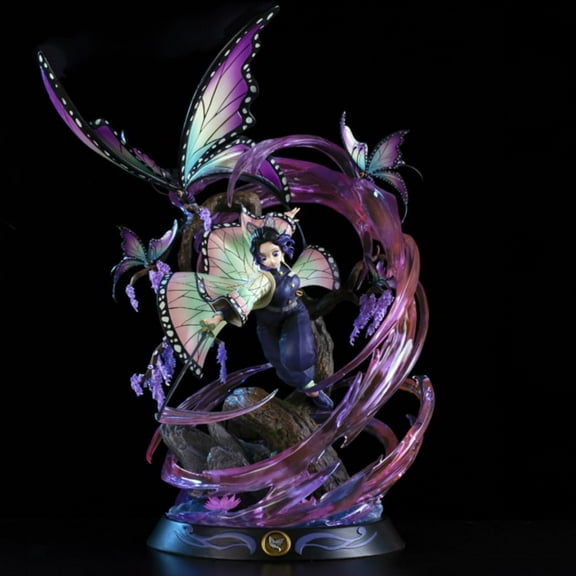 New Kochou Shinobu (combat Ver) Character Anime Model Statue Action Figures Desktop Ornament Popular Decorations Fan Souvenirs Creative Gift Collectable