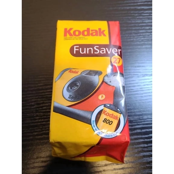 New - Kodak Fun Saver Single-Use Disposable Camera 27Ex Film Expire 07/2007