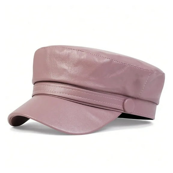 New Korean Leather Beret Fashion Ladies Hat Super Fire Wild Hats Outdoor Leisure Caps Hat ,Fashion Design