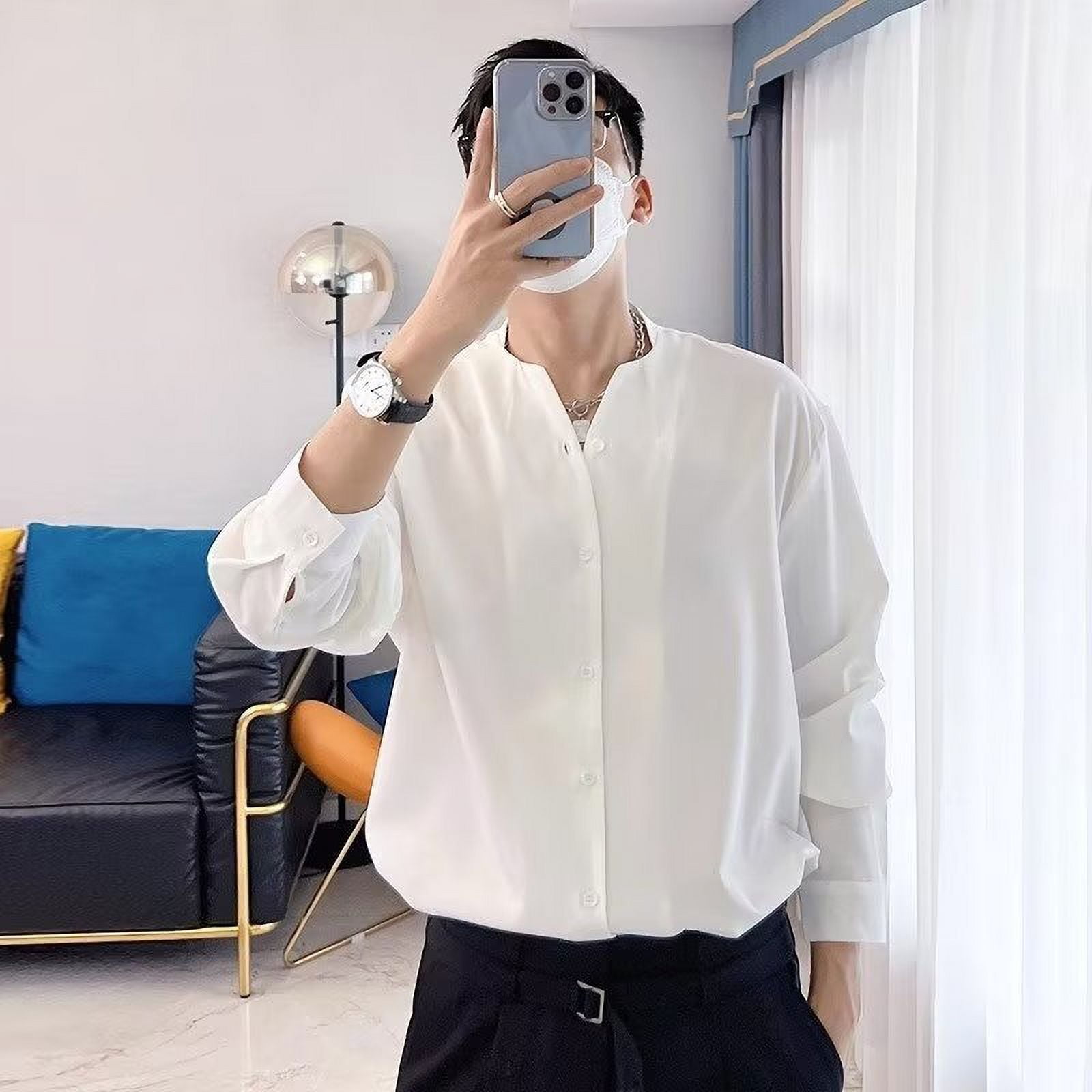Korean dress shirt hotsell