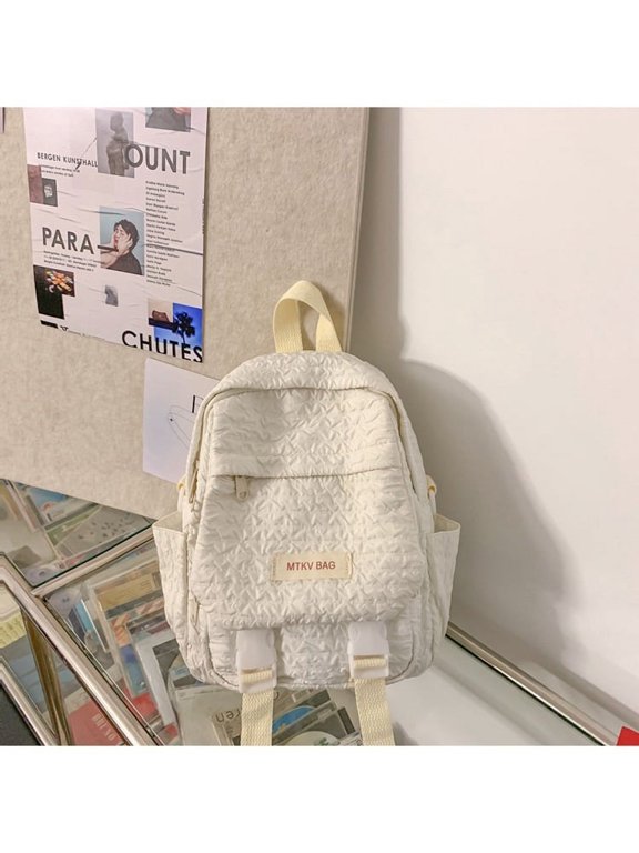 New Korean Version Of Fashion Student Schoolbags Small Fresh Trend, Wild Backpack, Simple Lightweight Large Capacity, Backpack