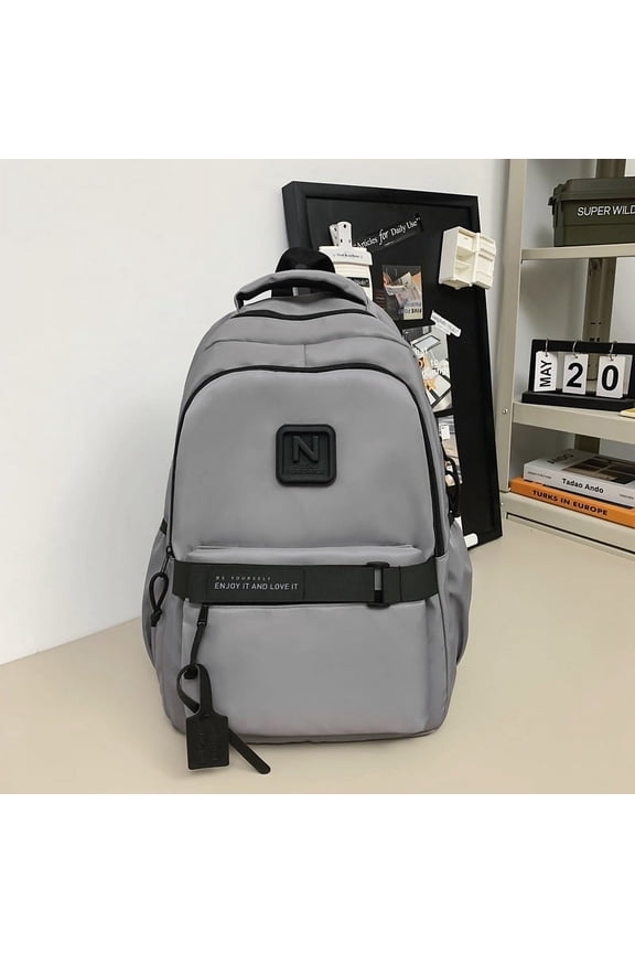 New Korean Version Of Large -Capacity Couple Travel Backpack Trendy Wild Student Schoolbags Fashion, Simple Lightweight Backpack