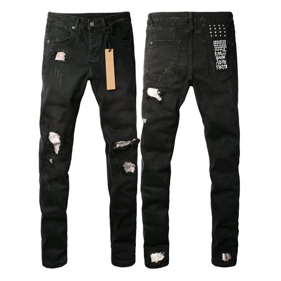 New Ksubi Jeans Men's 2025 High Quality Streetwear Slim Fit Stretch Jeans Baggy Ripped Straight Skinny Denim Pants