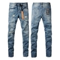thumbnail image 1 of New Ksubi Men's Jeans 2025 High Quality Streetwear Slim Fit Stretch Jeans Baggy Ripped Straight Skinny Denim Pants, 1 of 10