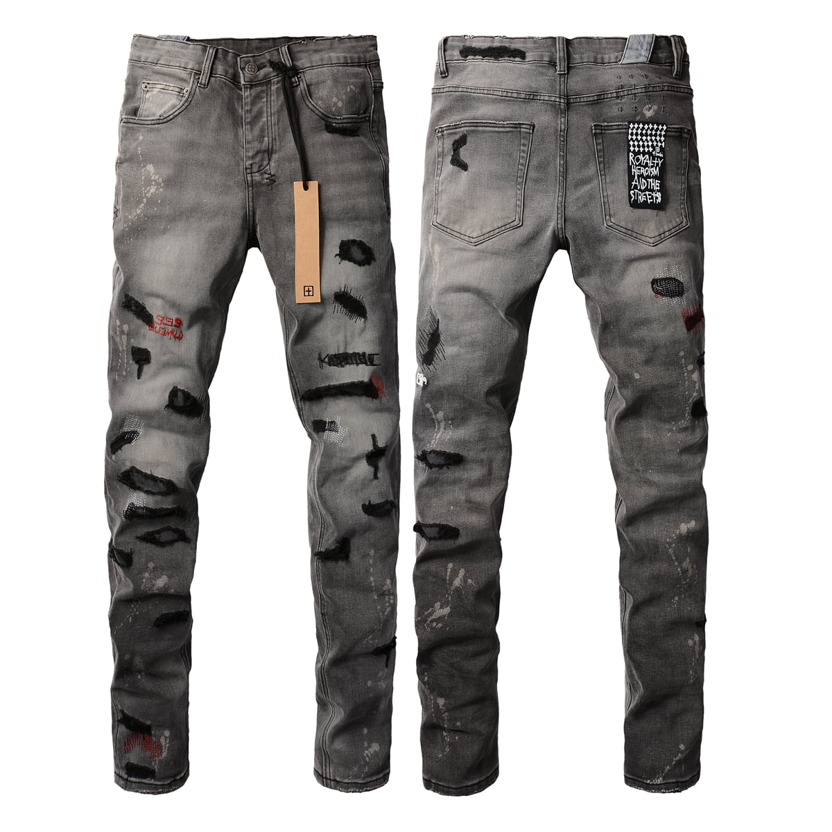 New Ksubi Jeans Men's 2025 New Fashion Trend High Quality Jeans