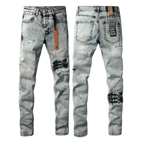 New Ksubi Jeans Men's Fashion Streetwear Jeans Slim Fit Stretch Jeans Baggy Ripped Straight Skinny Denim Pants