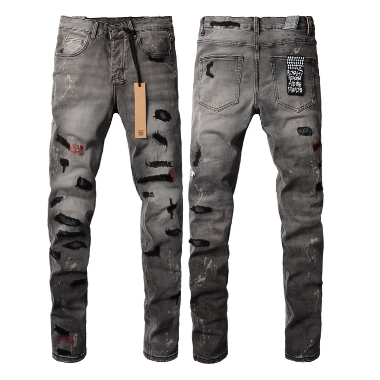 New Ksubi Men's Jeans 2025 Fashion Streetwear Jeans Slim Fit
