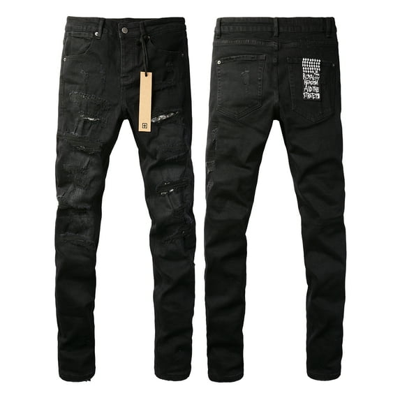 New Ksubi Men's Jeans 2025 High Quality Streetwear Slim Fit Stretch Jeans Baggy Ripped Straight Skinny Denim Pants