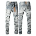thumbnail image 1 of New Ksubi Men's Jeans 2025 High Quality Streetwear Slim Fit Stretch Jeans Baggy Ripped Straight Skinny Denim Pants, 1 of 7
