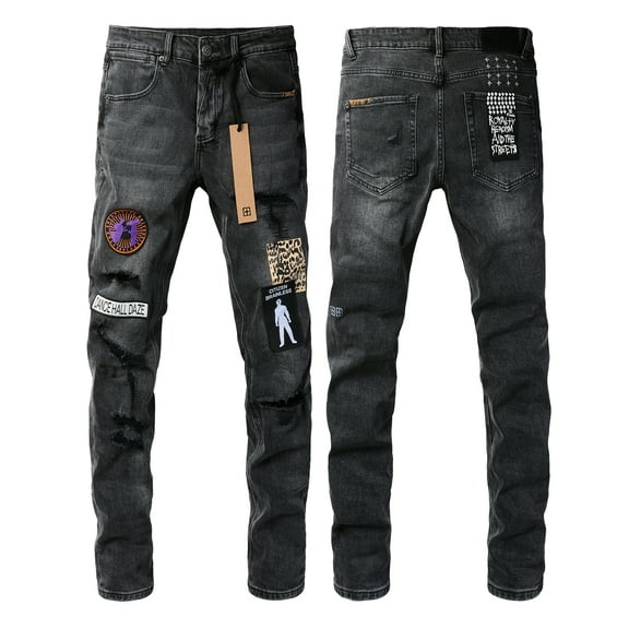 New Ksubi Men's Jeans 2025 High Quality Streetwear Slim Fit Stretch Jeans Baggy Ripped Straight Skinny Denim Pants