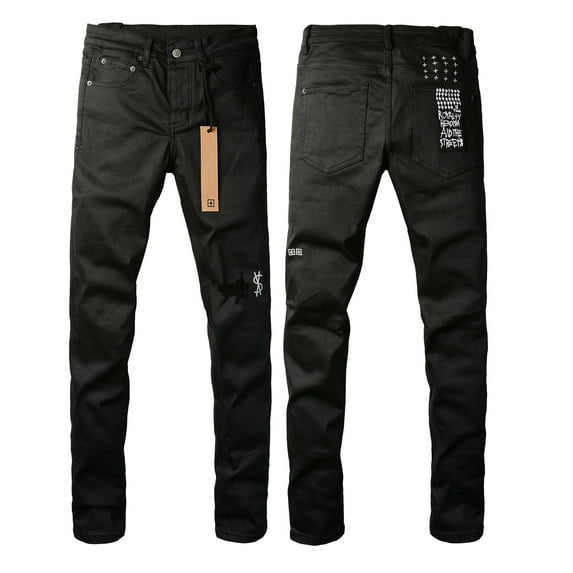New Ksubi Men's Jeans 2025 High Quality Streetwear Slim Fit Stretch Jeans Baggy Ripped Straight Skinny Denim Pants