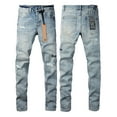 thumbnail image 1 of New Ksubi Men's Jeans 2025 New Fashion Trend High Quality Jeans Slim Fit Stretch Jeans Straight Skinny Denim Pants, 1 of 10