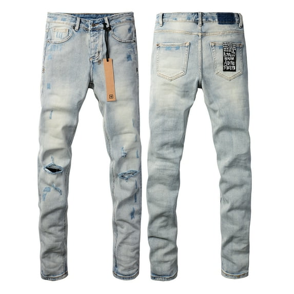 New Ksubi Men's Jeans 2025 New Fashion Trend High Quality Jeans Slim Fit Stretch Jeans Straight Skinny Denim Pants