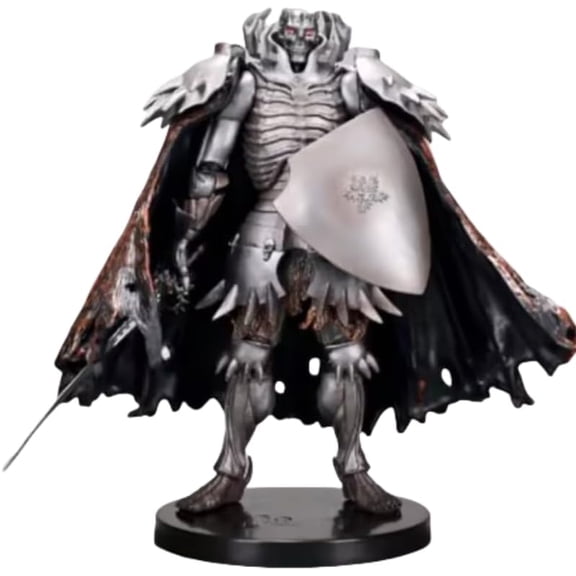 New Kuki Shinobu Figure, Standing Shield Kuki Shinobu Anime Figures 21cm/8.3inch Handmade PVC Anime Cartoon Model Statue Collectible Craft Gift (Silver)