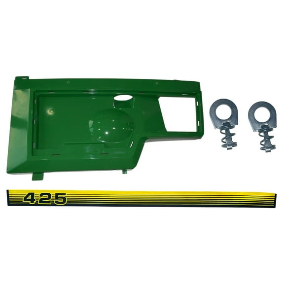 New Kumar Bros USA Left Side Panel, amp, Decal and Panel Retaining Clip Kit AM128983 M116143 Fits John Deere 425 S.No Below 070000