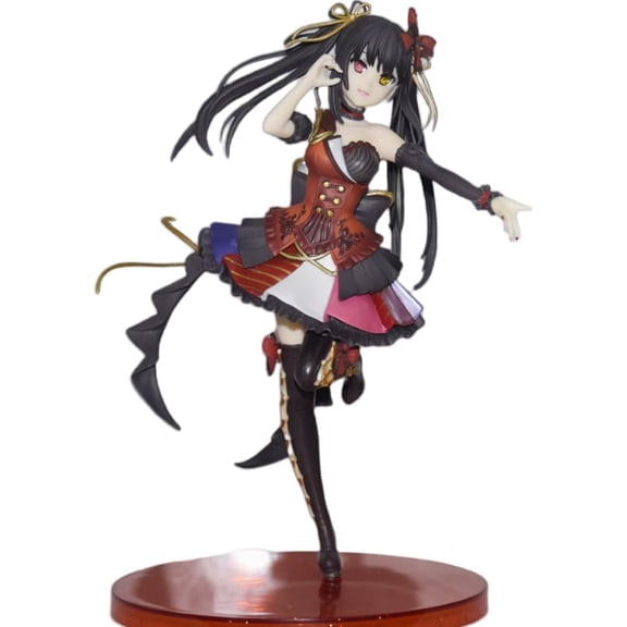 New Kurumi Figure, Tokisaki Kurumi Anime Figures 24cm/9.4inch PVC Character Action Model Figure Statue Decoration Handicrafts Ornament Gifts (b)