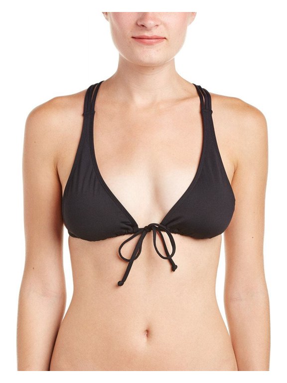 New L Space Women's Knotty Bikini Top Nylon Spandex Size Small