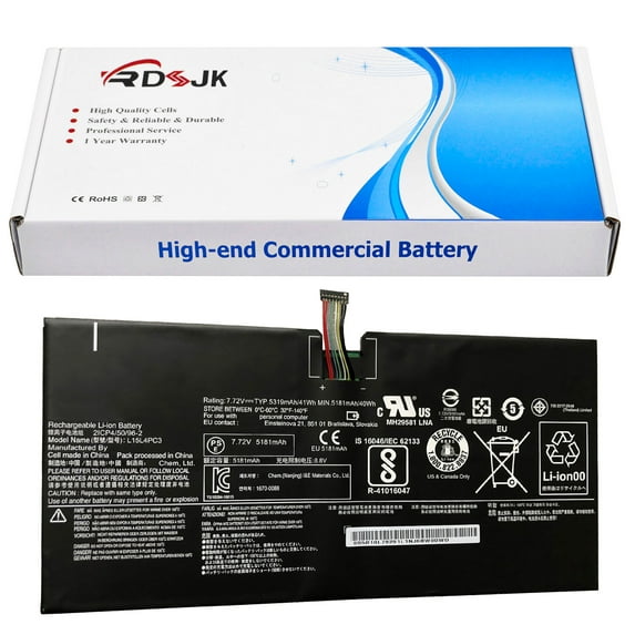 New L15L4PC3 L15M4PC3 7.72V 41Wh Battery For Lenovo Miix 5 Pro IdeaPad Miix 720 Series 5319mAh