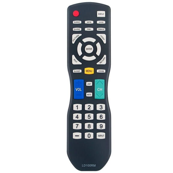 New LD100RM Replace Remote Control for Apex TV LE3242 LE24H87 LD4077M LE2412