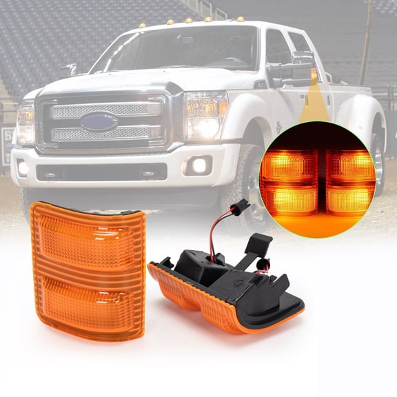 New LED Side Mirror Signal Lights for 2008-2016 Ford F-150 F250 F350 F450 F550 Super Duty truck