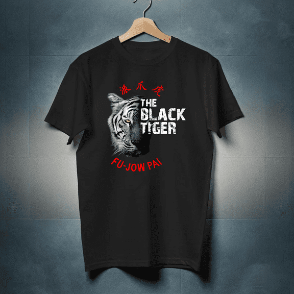 New LIMITED Fu Jow Pai The Black Tiger Kung Fu Gift Tee T-Shirt Size S-5XL