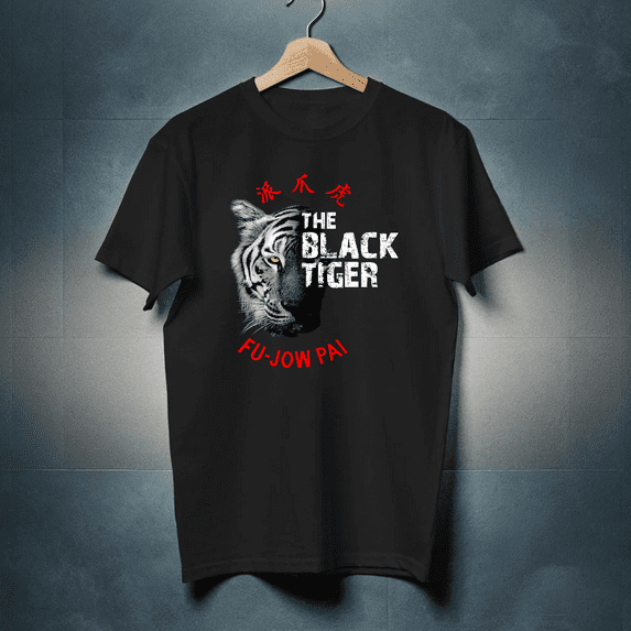 New LIMITED Fu Jow Pai The Black Tiger Kung Fu Gift Tee T-Shirt Size S-5XL
