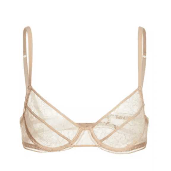 New La Perla Spell On You Lace Underwire Bra 38B 38 B Oak Blush Retail $370