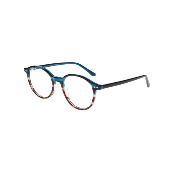 New La Vie Eyewear LV-2205 Teal & Brown Eyeglasses 48/18/145
