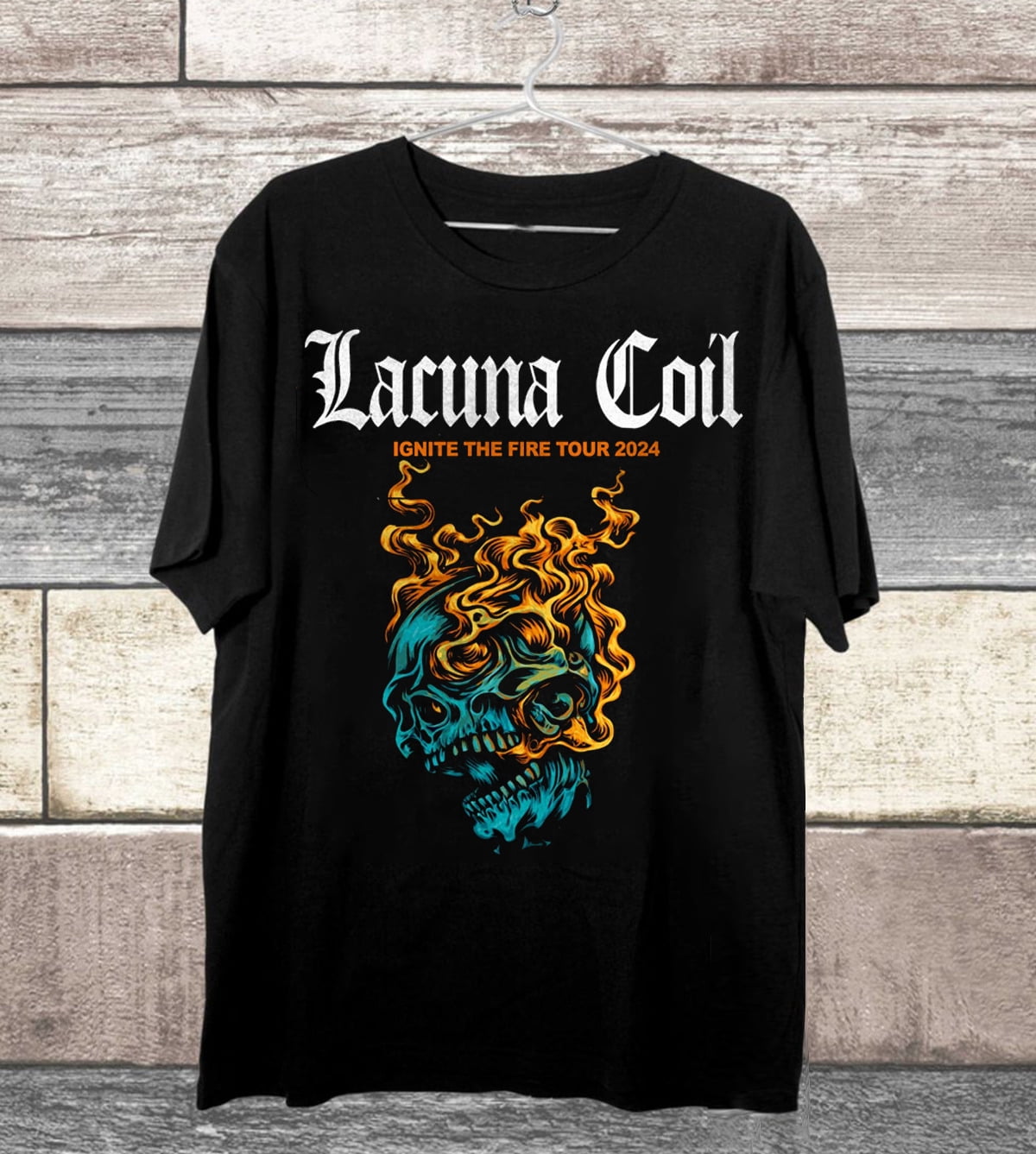 New Lacuna Coil Ignite The Fire 2024 Tour Gift For Fan S to 4XL T shirt S4819 Walmart