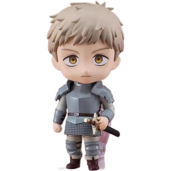 New Laios Figure Movable Q Version Replacement Face Figurine 10cm/3.9inch PVC Handmade PVC Manga Model Statue Collectible Craft Gift