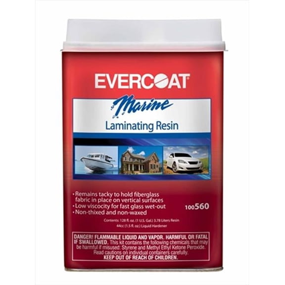 New Laminating Resin - No Wax evercoat 100560 Gallon