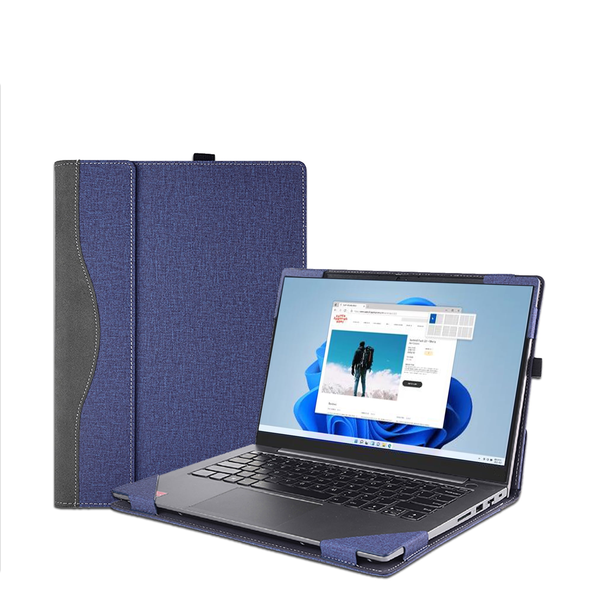 New Laptop Cover Case for Lenovo V14 G2 G3 G4&Lenovo K14 Gen1&Lenovo S14 G3 IAP Notebook PC Sleeve,PU leather Protective Cover Separable Bag Accessory