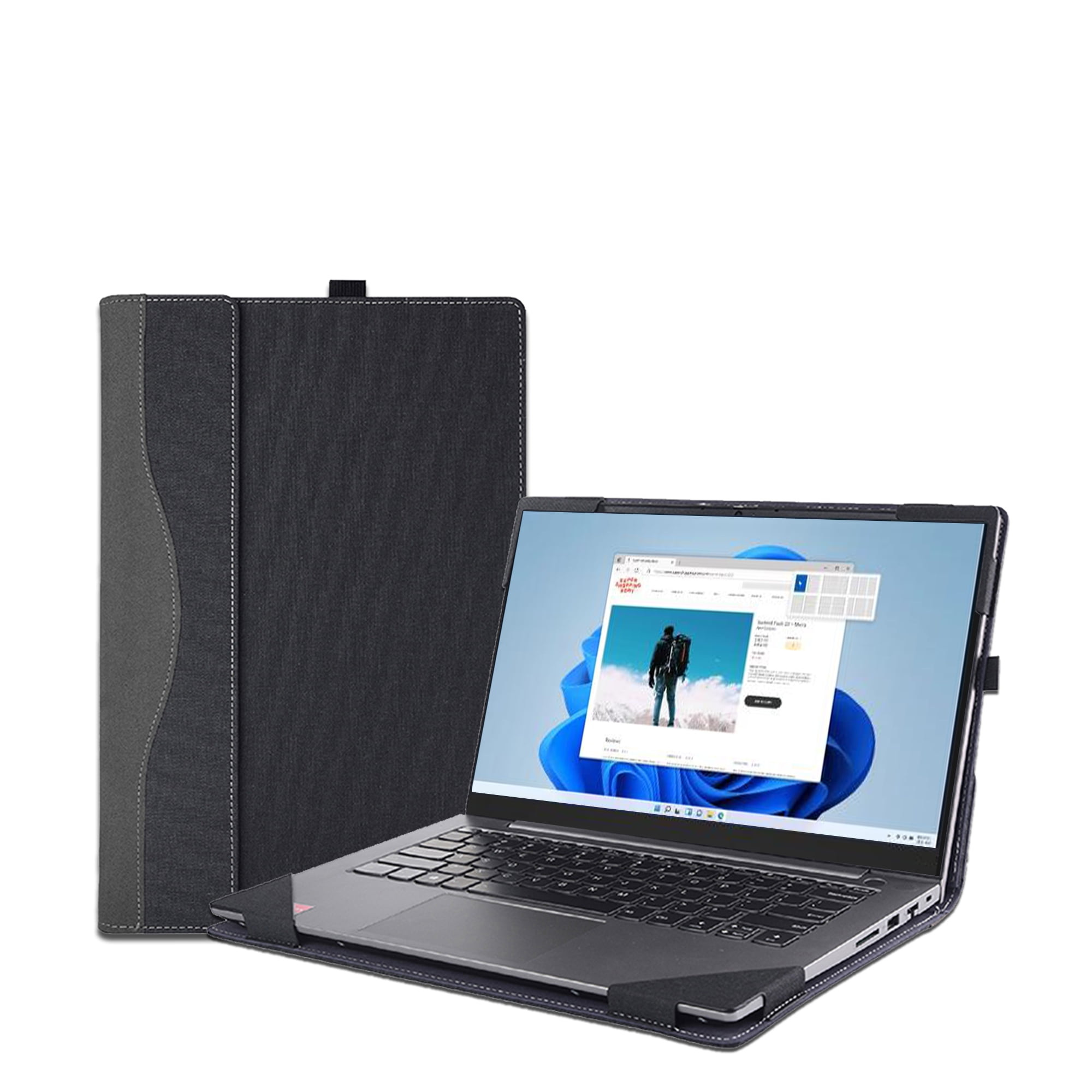 New Laptop Cover Case for Lenovo V14 G2 G3 G4&Lenovo K14 Gen1&for Lenovo S14 G3 IAP Notebook PC Sleeve,PU leather Protective Cover Separable Bag Accessory