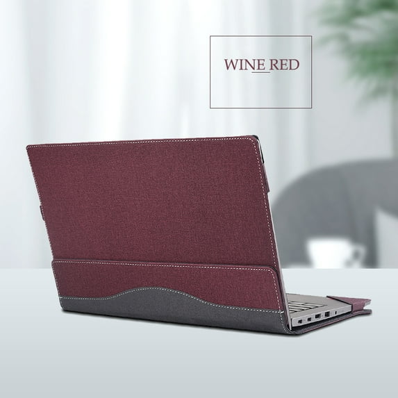New Laptop Cover Case for Lenovo Thinkpad X13 Gen 2 3 Notebook Sleeve 13.3 Inch Pu Leather Bag Protective Skin Shell (Wine Red,TKpad S2 Gen 7 2022)