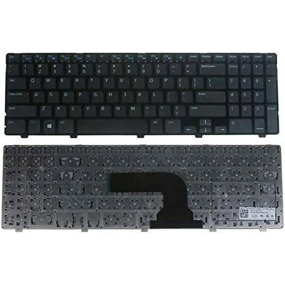 New Laptop Keyboard Replacement for Dell Inspiron 15-3521 15-3531 15-3537 15R-5521 PN:WVTGR YH3FC 0YH3FC 0WVTGR NSK-DY0SW US Layout Black Color