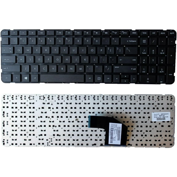 New Laptop Keyboard (Without Frame) Replacement for HP Pavilion G6-2000 G6-2100 Series 697452-001 699497-001 AER36U02210 US Layout Black Color