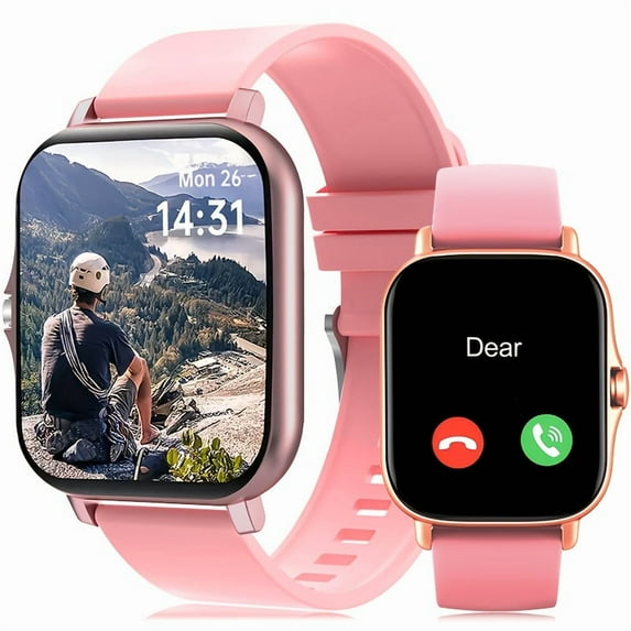New Large Screen Smartwatch - Android/iPhone Compatible | Built-in Mic for HD Voice Calls | Multiple Sports Modes, Outdoor Sports Watch | Unisex Design, Clear Music Playback | Daily Wear,