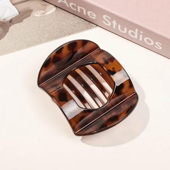 New Large Small Sizes PC Hair Clips for Women Non-slip Hair Accessories Vintage Arc Shaped Duck Claw Hairpins Girl Barrettes