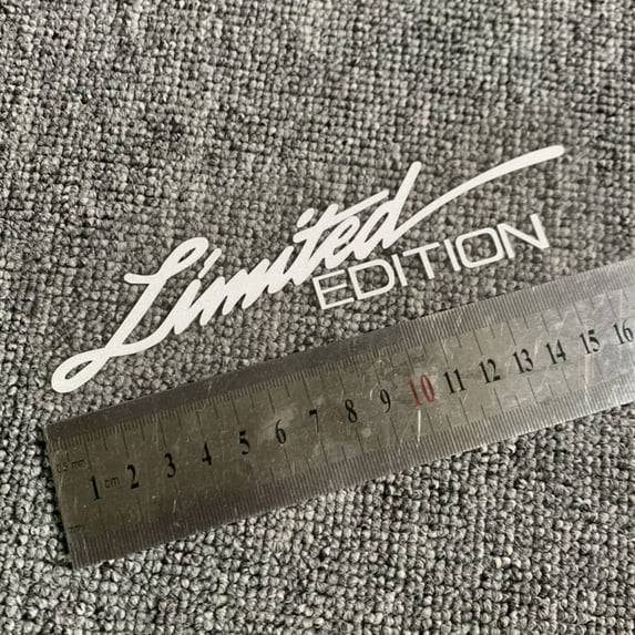New Laser Decoration Car Reflective Laser Decal Car LIMITED EDITION Sticker Vinyl Car-styling Sticker WHITE