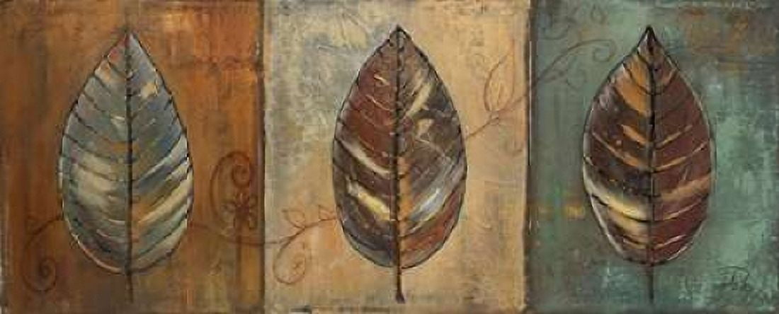 New Leaf Panel II Canvas Art - Patricia Pinto (10 x 20)