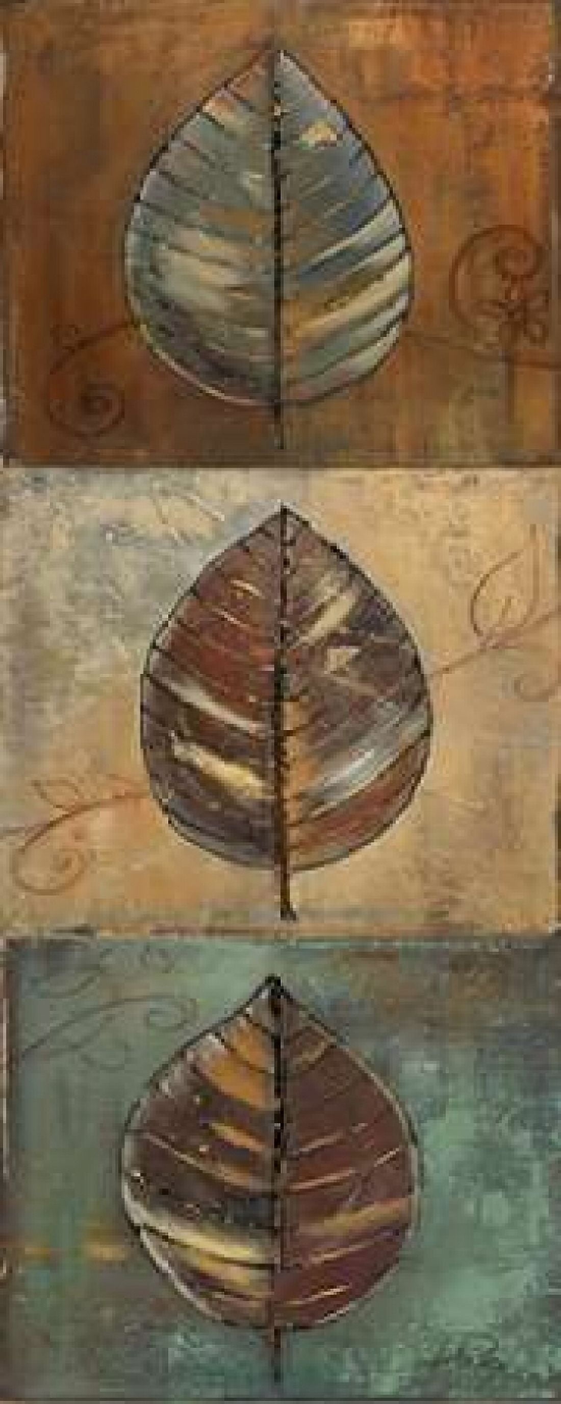 New Leaf Panel II - Vertical Canvas Art - Patricia Pinto (24 x 48)