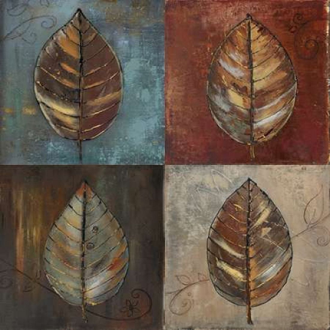 New Leaf Patch II Canvas Art - Patricia Pinto (24 x 24)