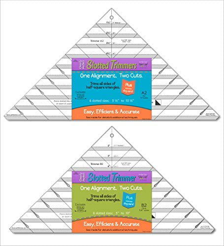 New Leaf Stitches LARGE Slotted Trimmers A2 and B2 Bundle