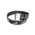 thumbnail image 1 of New Leather Hot Girls Wind Blowing Hair Belt - Black (2 Sizes Available), 30-32, 1 of 1